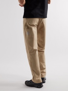 OSTRYA - Hardy Logo-Print Straight-Leg Cotton Cargo Trousers - Neutrals