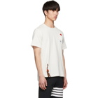 Thom Browne White Jersey Swimmers T-Shirt