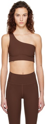 Girlfriend Collective Brown Bianca Sport Bra