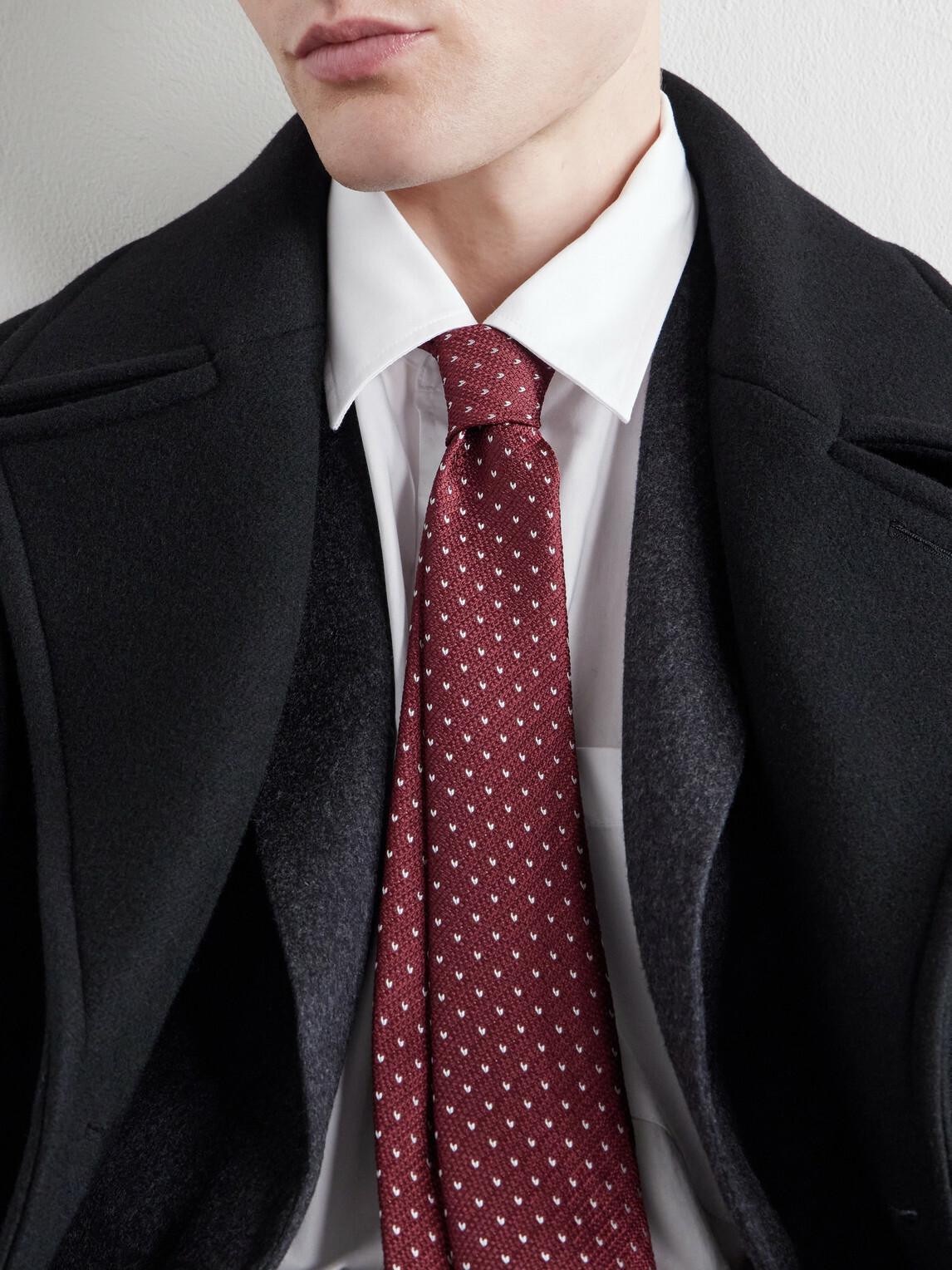 TOTEME - 8cm Silk-Jacquard Tie - Red