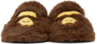 BAPE Brown Ape Head Slippers