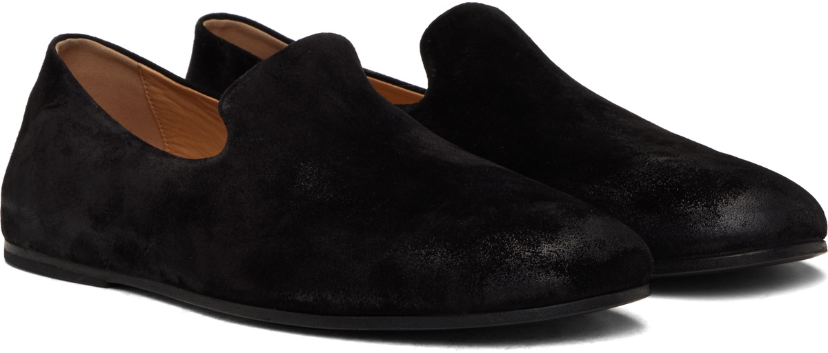 Marsèll Black Steccoblocco Slip On Loafers