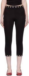 Miaou Black Carla Capri Leggings