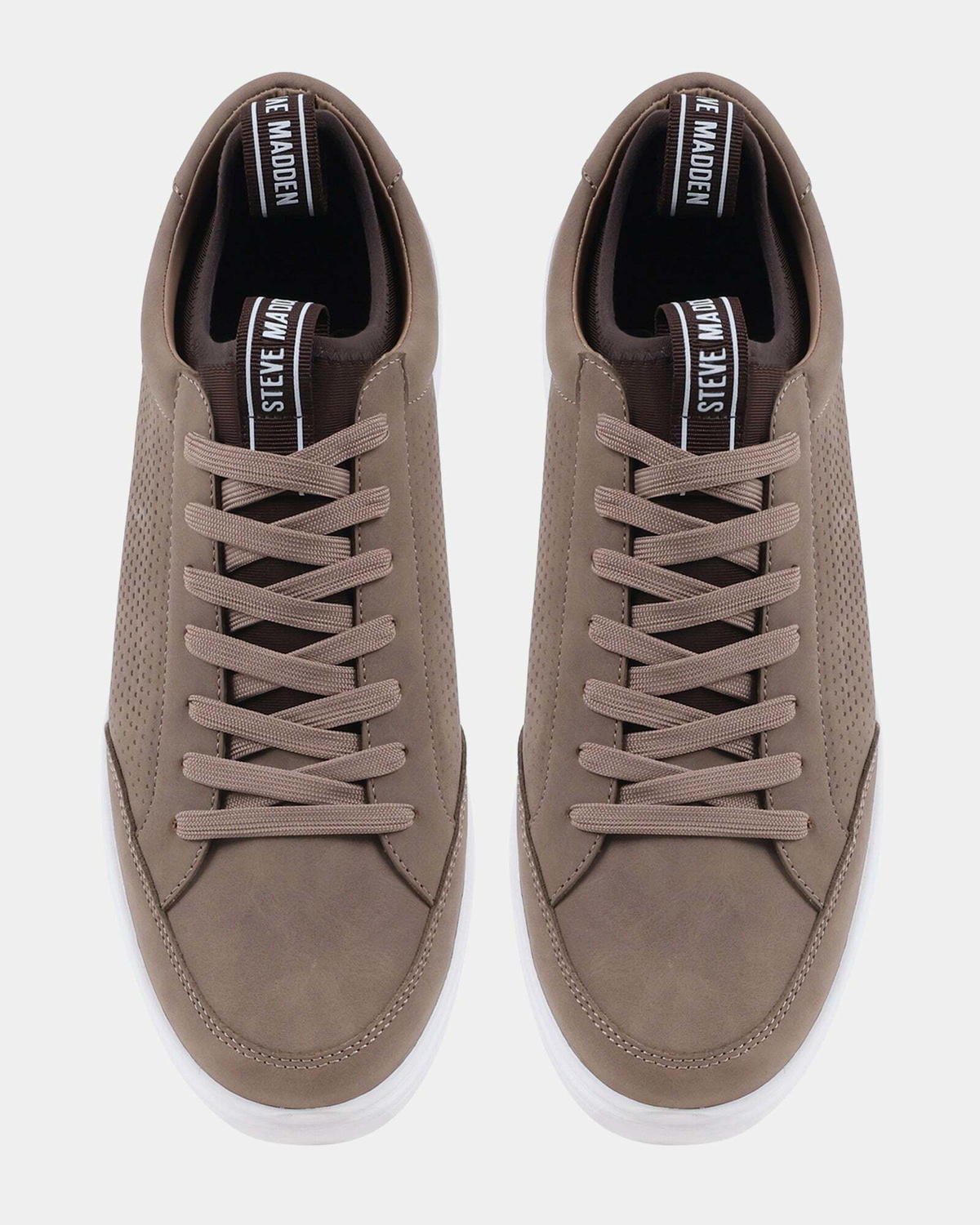 Steve Madden Lazlo Sneakers in Taupe Nubuck