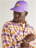 Acne Studios - Logo-Appliquéd Garment-Dyed Cotton Baseball Cap - Purple