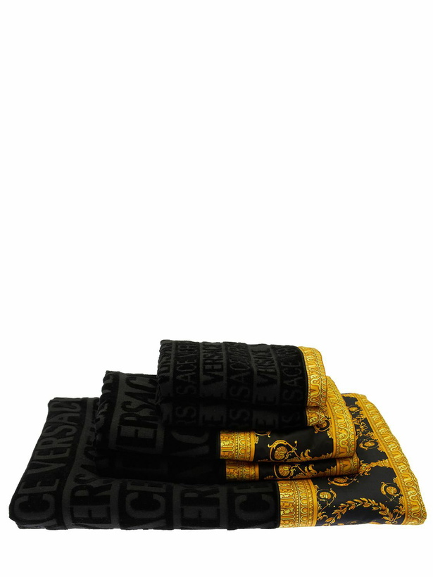 Photo: VERSACE - Set Of 5 Barocco & Robe Cotton Towels