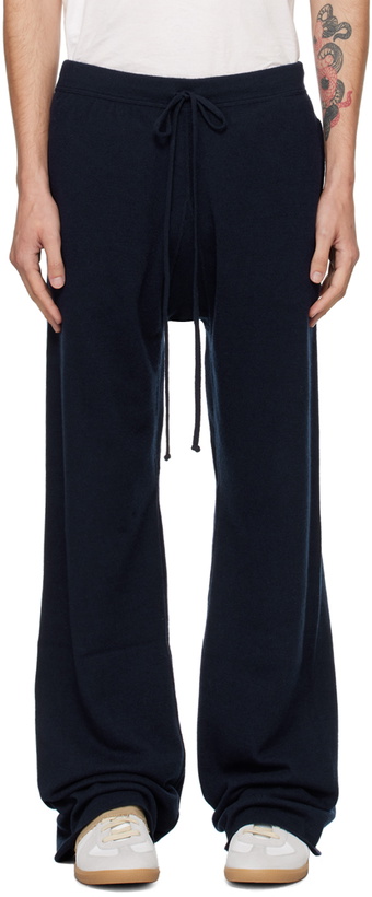Photo: Maison Margiela Navy Drawstring Sweatpants