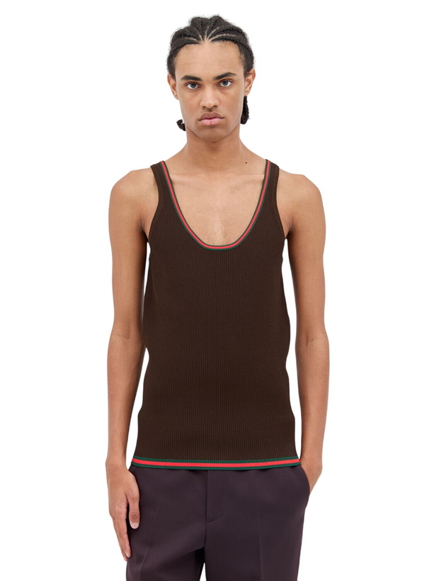 Photo: Gucci Web Tank Top