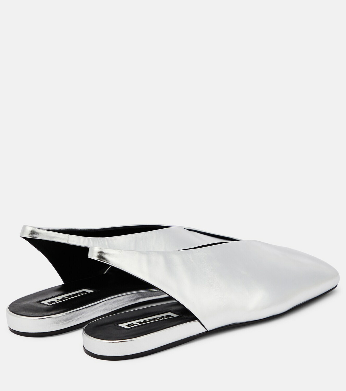 Jil Sander Metallic slingback mules Jil Sander