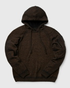 C.P. Company Fleece Knit Hoodie Brown - Mens - Pullovers