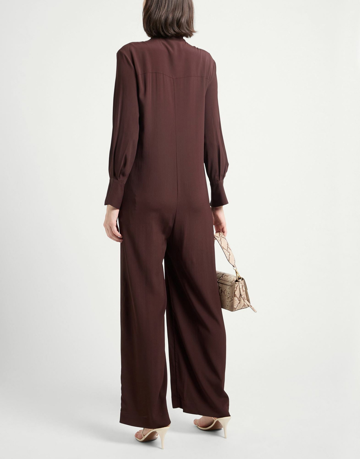 Semicouture Womens Jumpsuit in Dark brown