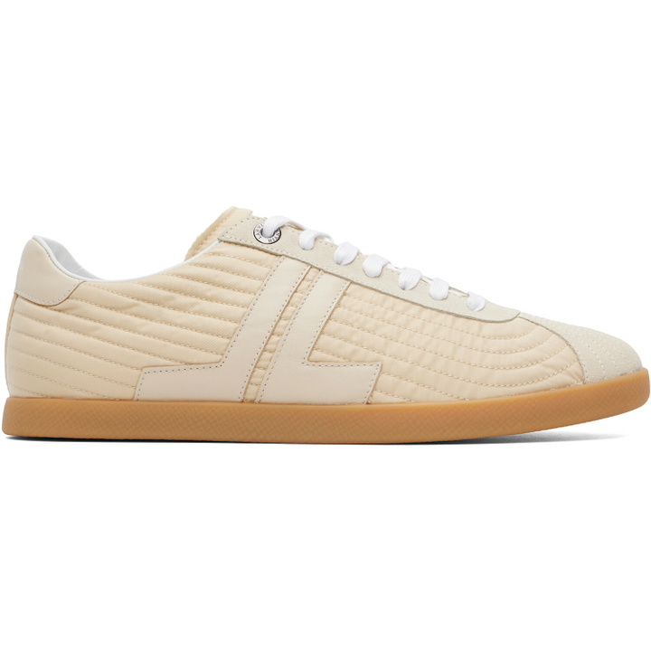 Photo: Lanvin Beige Glen 2.0 Nylon Sneakers