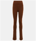 Victoria Beckham - Body split-detail high-rise leggings