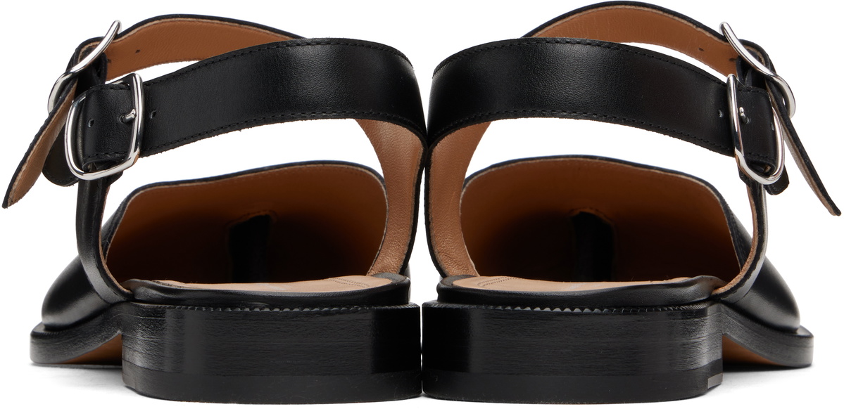 Maison Margiela Black Tabi Sandal Loafers