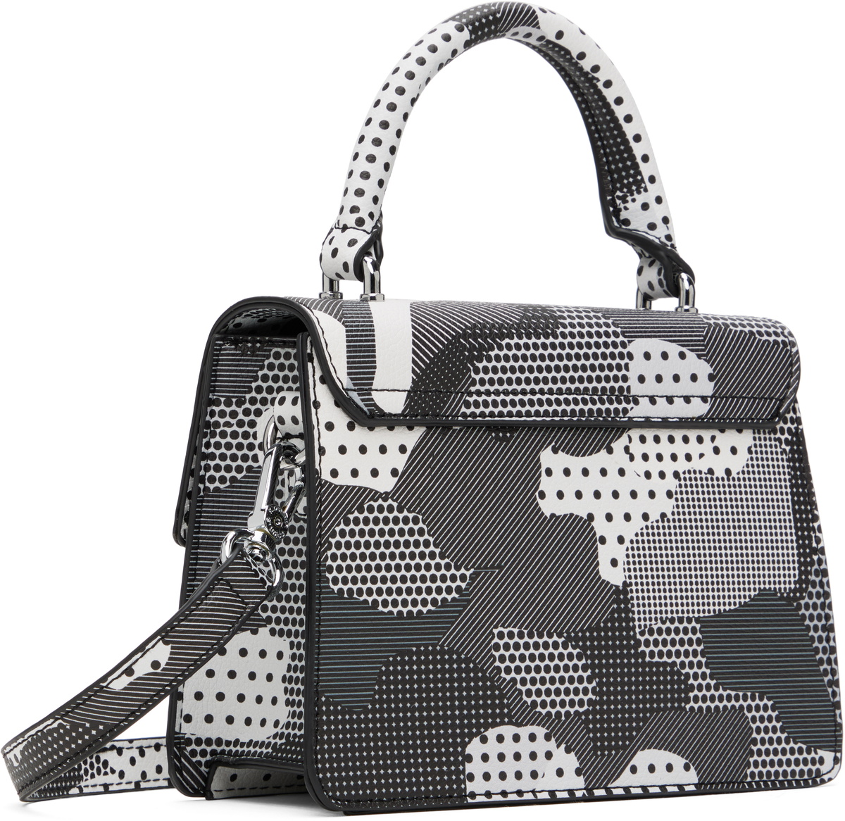 KidSuper White & Black Kissing Bag