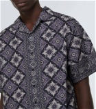 Etro Printed cotton bowling shirt