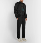 Neil Barrett - Slim-Fit Tapered Stretch-Virgin Wool Trousers - Men - Black