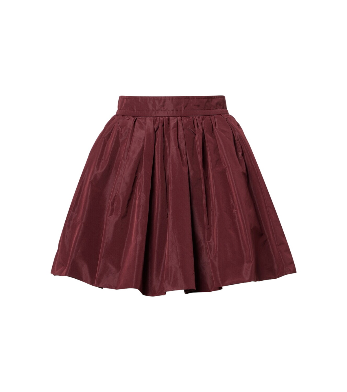 Patou Gathered faille miniskirt Patou