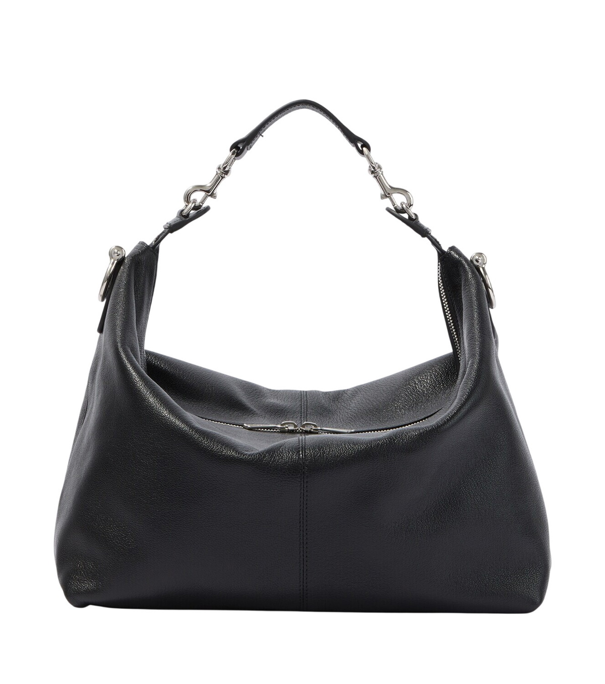 NO/FAITH STUDIOS Black Denim Multipocket Bag