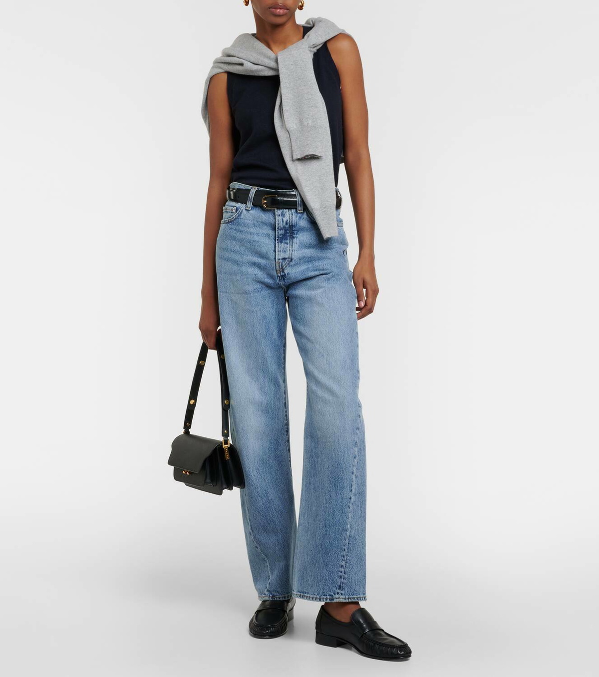 Extreme Cashmere N°270 Vest cotton and cashmere tank top