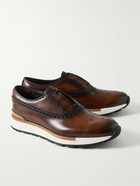 Berluti - Fast Track Venezia Leather Sneakers - Brown