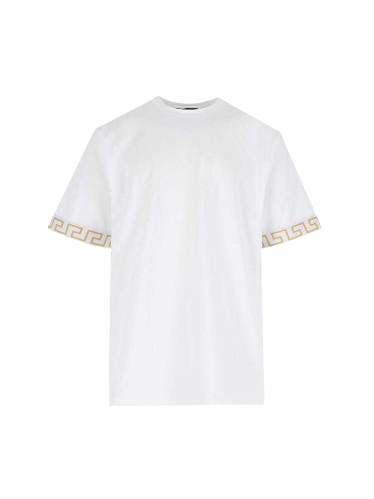 VERSACE Compact Cotton Jersey T-shirt Versace
