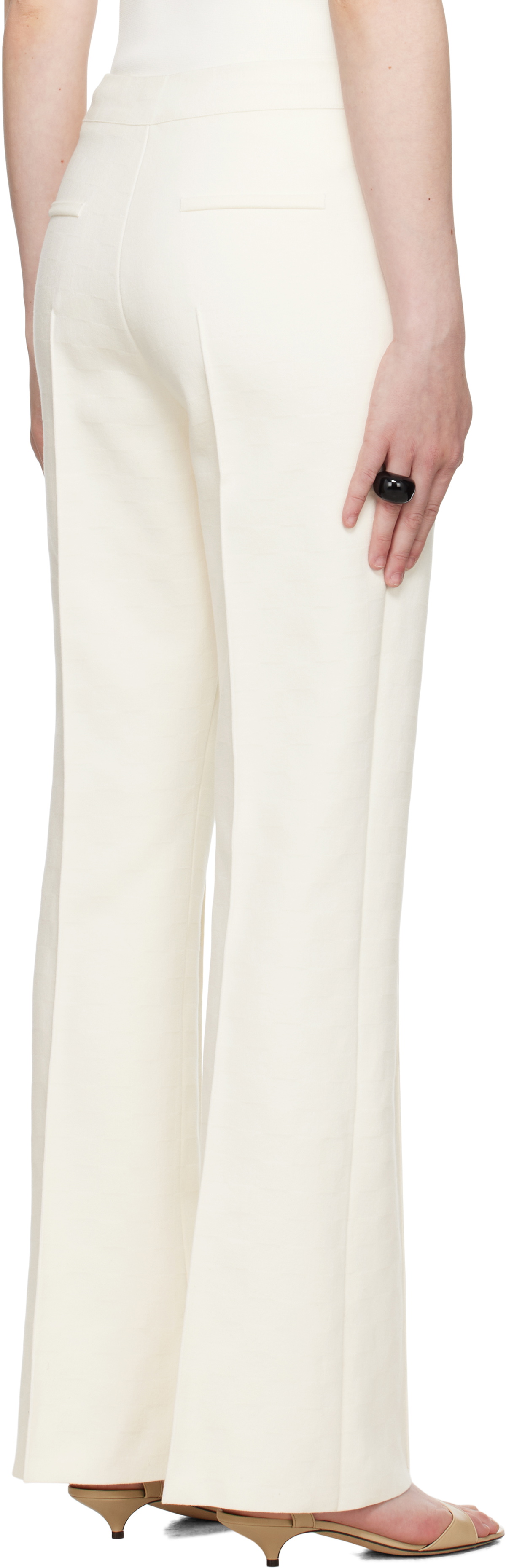 High Sport SSENSE Exclusive Bridal Capsule Long Kick Trousers