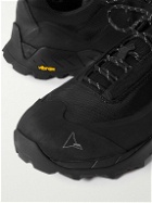 ROA - Khatarina Rubber and Leather-Trimmed Mesh Hiking Sneakers - Black