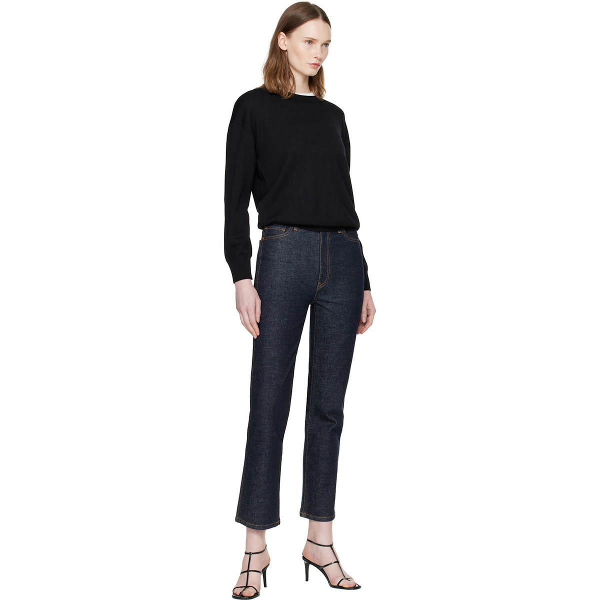 KHAITE Blue Abigail Stretch Jeans