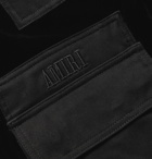 AMIRI - Twill-Panelled Velvet Jacket - Black