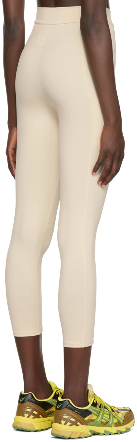 Live the Process Off-White Crystal Sport Leggings