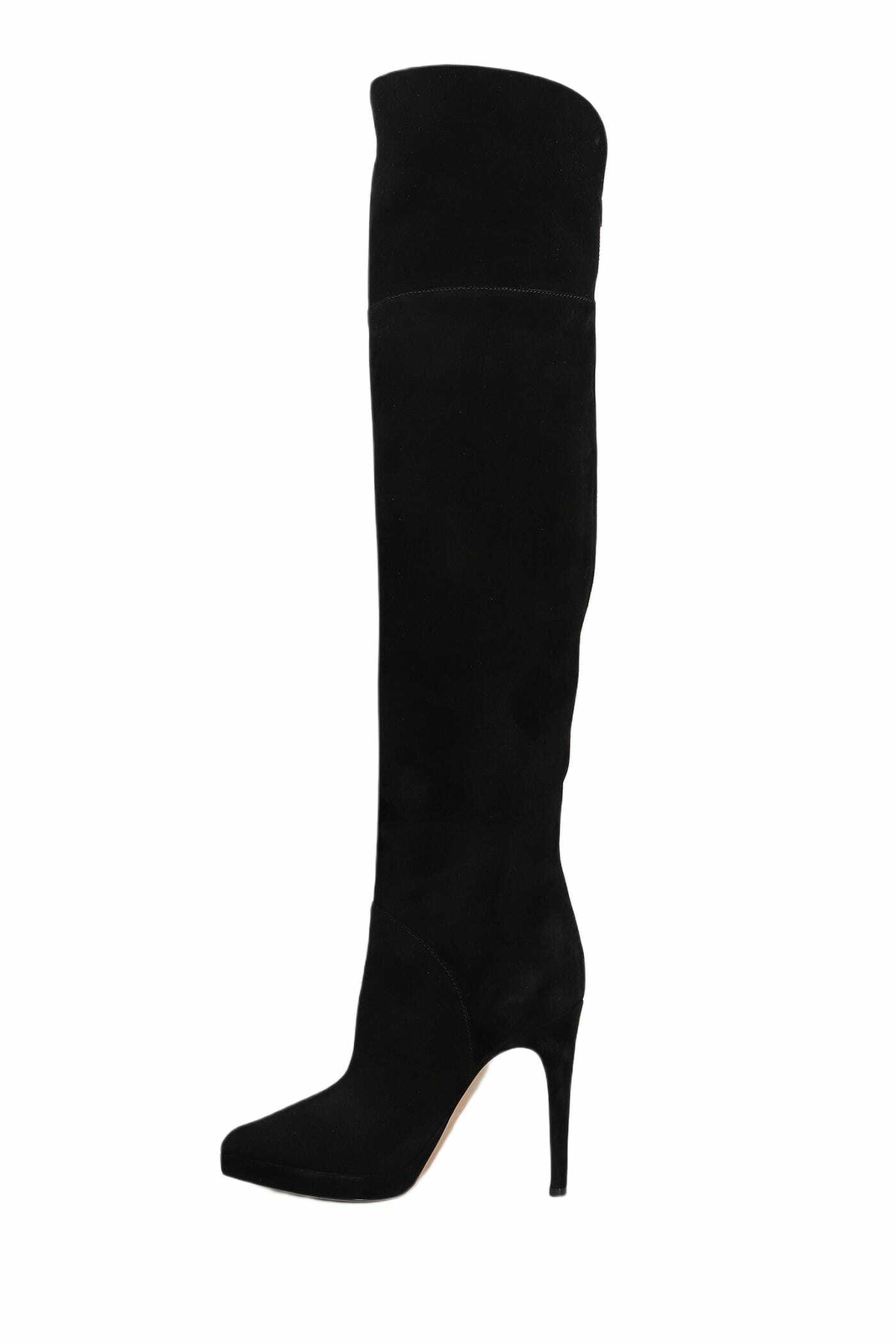 Casadei High Heels Boots In Black Suede