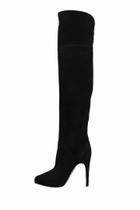 Casadei High Heels Boots In Black Suede