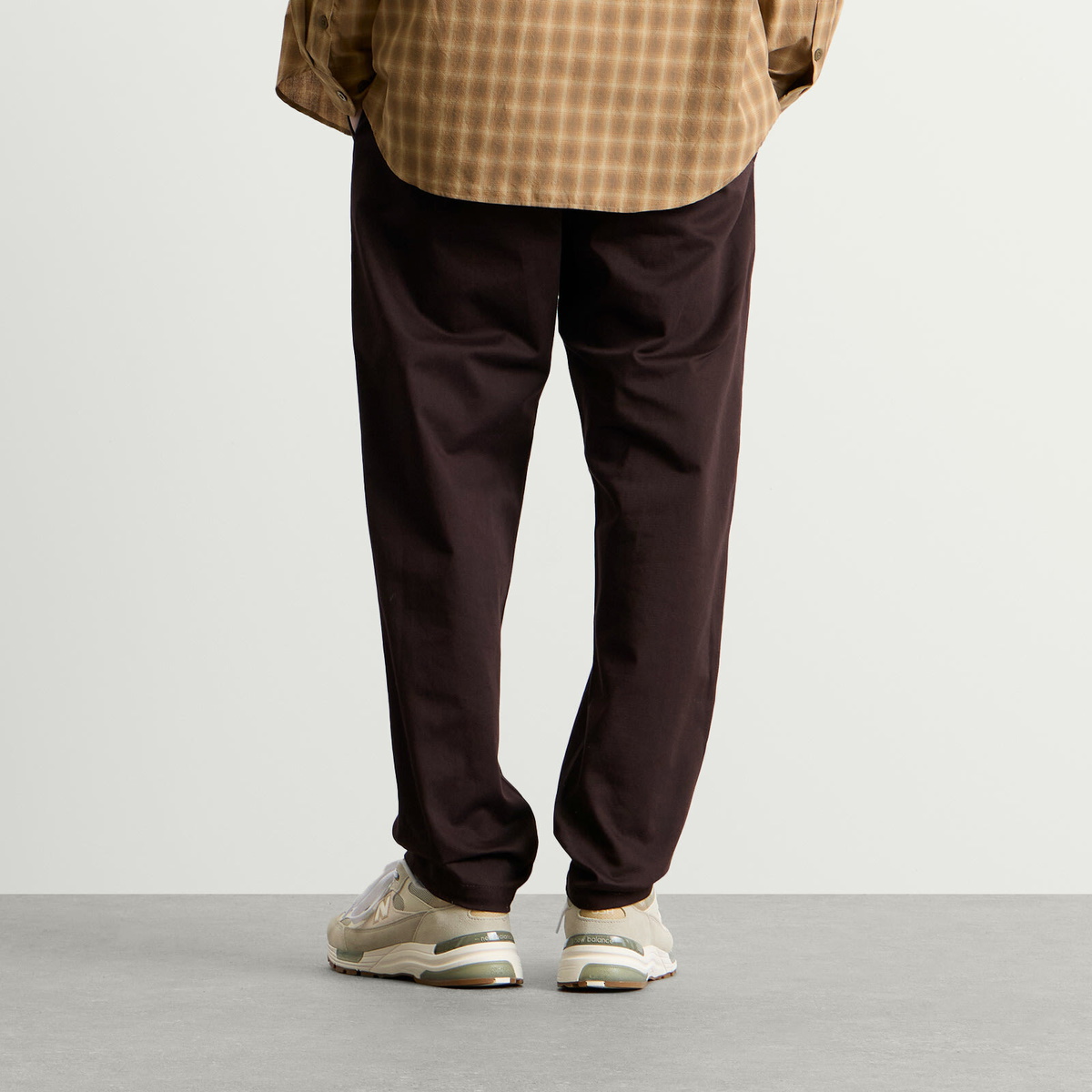 Universal Works Men's Twill Military Chino in Brown