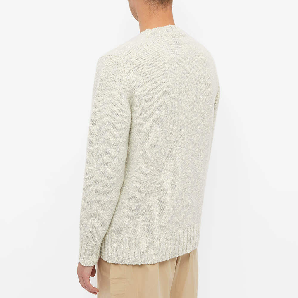トップス STUDIO NICHOLSON 1.5GG BOUCLE MERINO Level Knit in Pebble | Zipped Jumper | Studio Nicholson