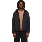 Stone Island Black 4100001 Crinkle Reps NY Jacket