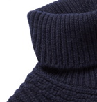 TOM FORD - Ribbed Cashmere Rollneck Sweater - Blue