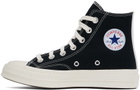 COMME des GARÇONS PLAY Black Converse Edition Chuck 70 OG Single Heart Sneakers