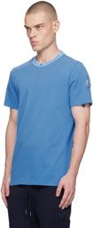Moncler Blue Jacquard T-Shirt