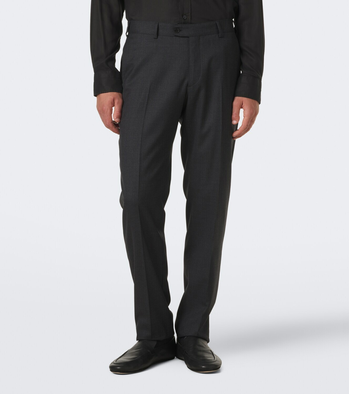 Brioni Wool slim pants