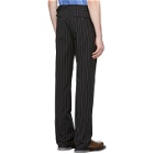 Dries Van Noten Black and White Prowse Trousers