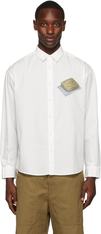 Photo: Jacquemus White 'La Chemise Simon' Shirt