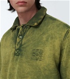 Loewe - Padded cotton jersey polo shirt