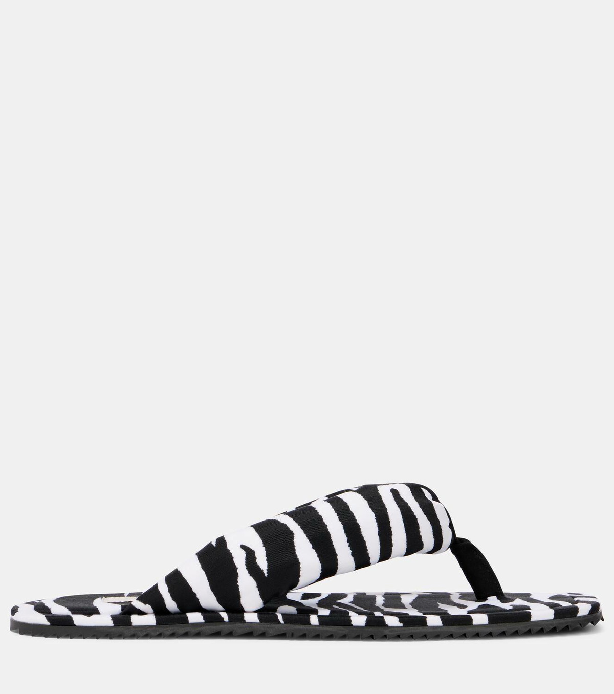 The Attico Indie zebra-print thong sandals