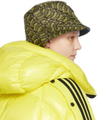 Moncler Genius 3 Moncler adidas Originals Reversible Yellow & Black Logo Bucket Hat