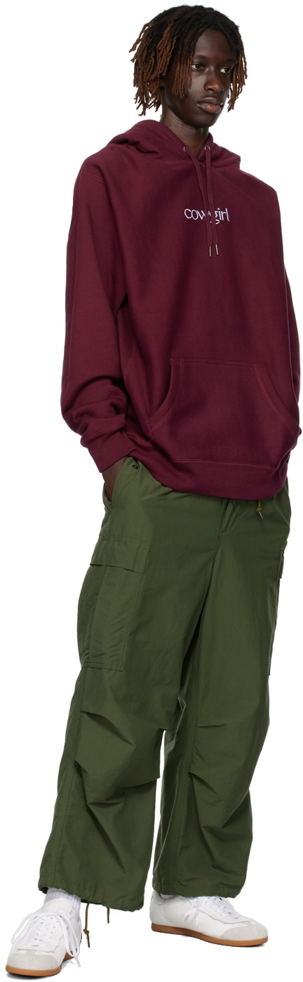 Cowgirl Blue Co Burgundy Embroidered Hoodie