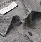 Orlebar Brown - Sebastian Slim-Fit Mélange Merino Wool Polo Shirt - Men - Gray