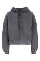 T by Alexander Wang Dark Grey Cotton Blend Sweatshirt
