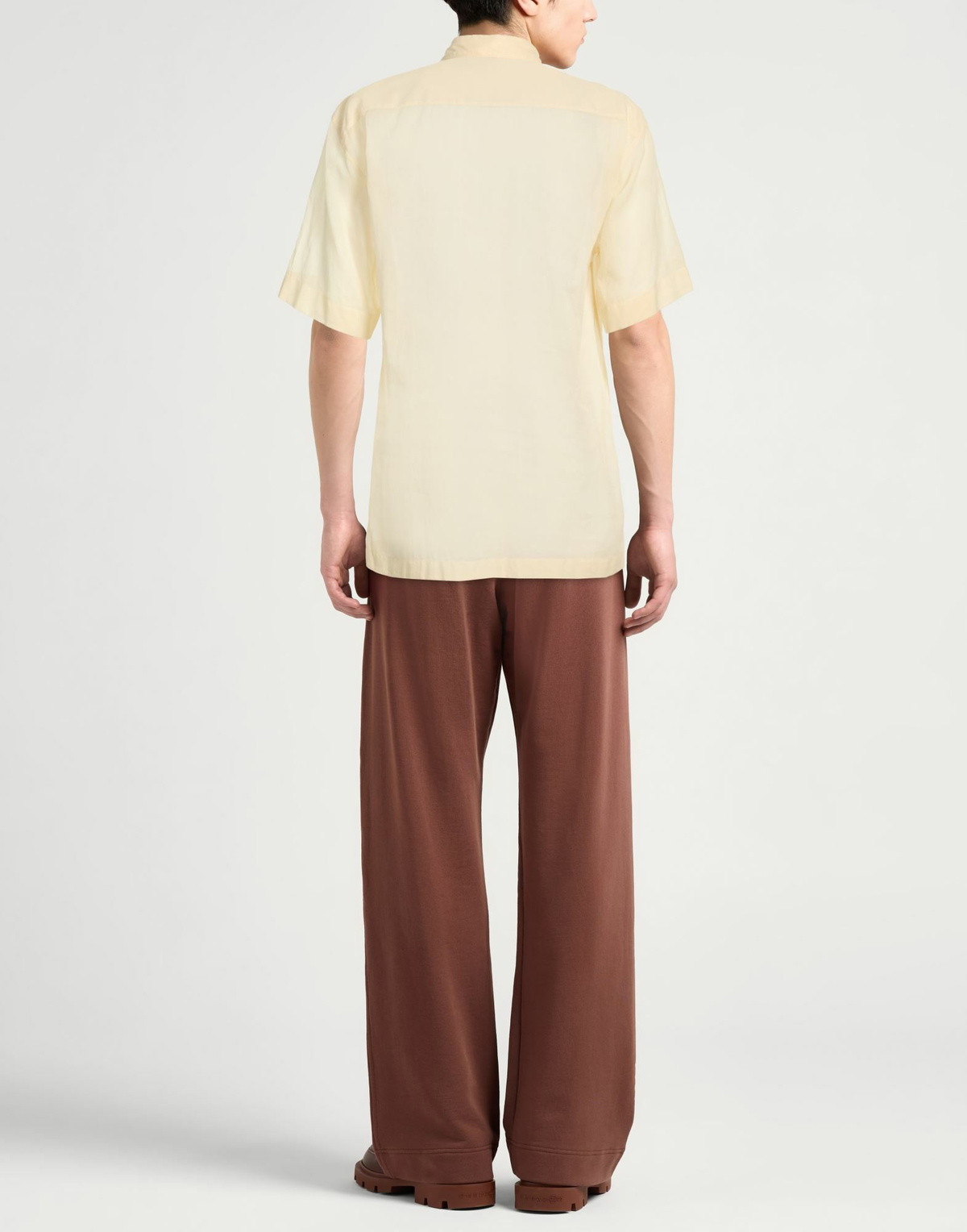 Dries Van Noten Mens Shirt Pastel in Yellow