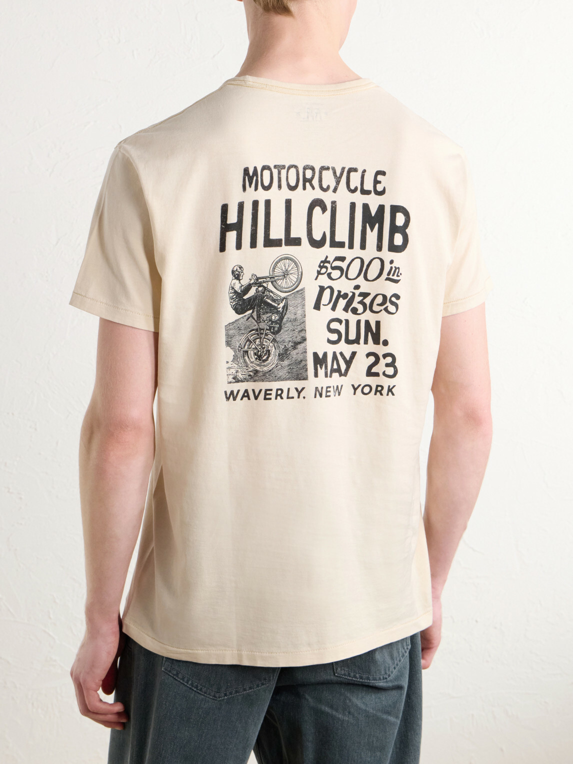 RRL - Garment-Dyed Printed Cotton-Jersey T-Shirt - Neutrals